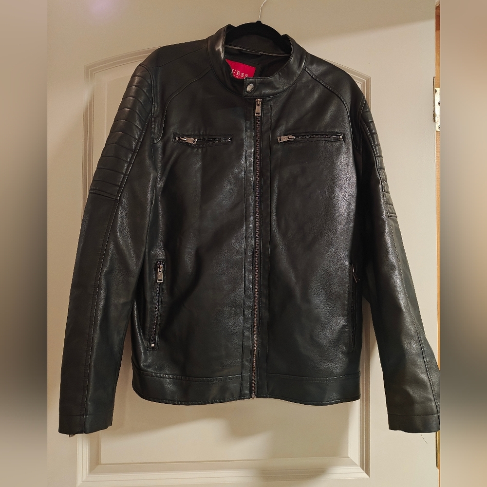 GUESS Faux leather Jacket for Men - Picture 2 of 3